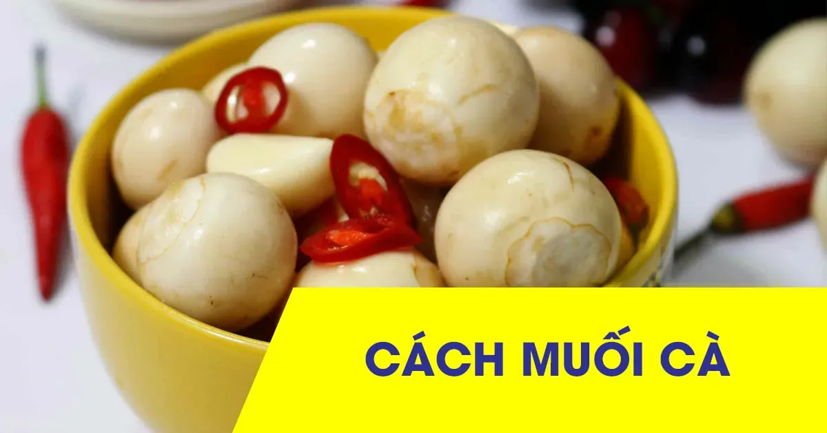 Bí quyết muối cà ngon, đơn giản tại nhà