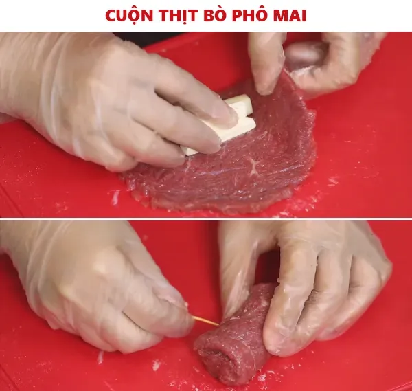 Cách làm bò cuộn phô mai béo ngậy, tan chảy cái rét ngày đông