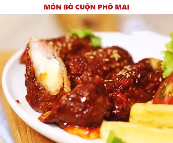 Cách làm bò cuộn phô mai béo ngậy, tan chảy cái rét ngày đông