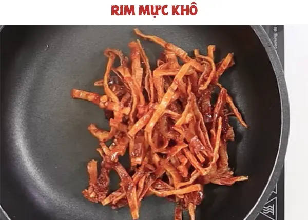 Cách làm mực khô rim sa tế đậm đà vị cay, nồng nàn khó quên