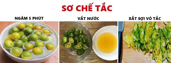 Cách làm mứt tắc sợi ngọt thanh mát dạ, giải cảm, tiêu đờm