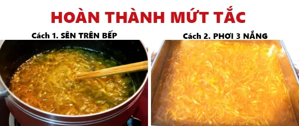 Cách làm mứt tắc sợi ngọt thanh mát dạ, giải cảm, tiêu đờm