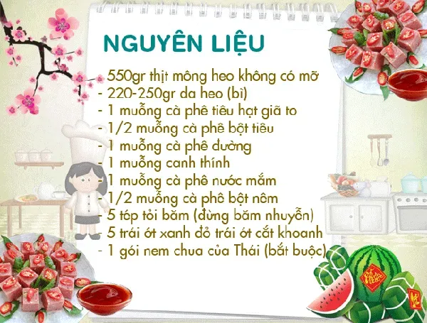 Cách làm nem chua tại nhà, rất ngon mà lại hợp vệ sinh