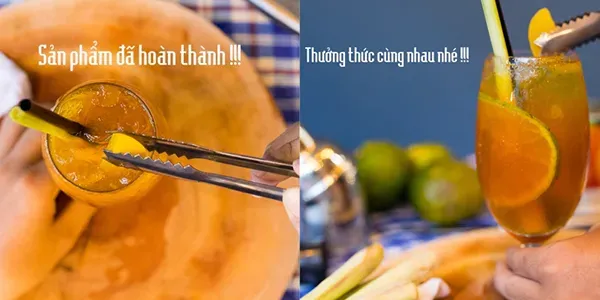 Cách làm trà đào cam sả đã khát ngày hè