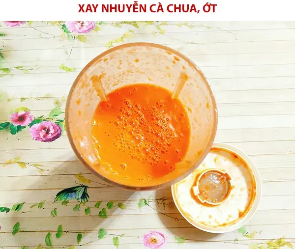 Cách làm tương ớt cà chua sạch-rẻ-an toàn thật dễ dàng