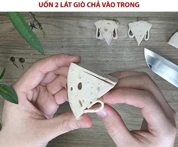 Trổ tài với 5 cách xếp giò chả đẹp mắt ngon miệng